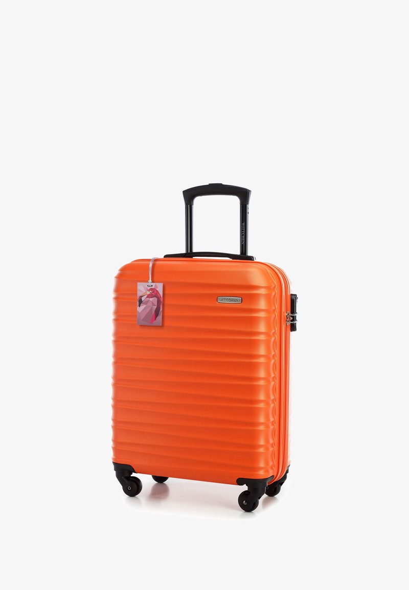 WITTCHEN SMALL SUITCASE WITH LUGGAGE TAG FROM ABS - Trolley - orange