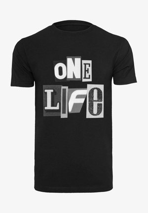 Mister Tee, ONE LIFE - T-Shirt print - black