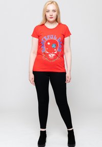 Paradiso Clothing GRATEFUL DEAD SPACE YOUR FACE - Print T-shirt - red