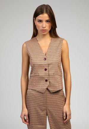 AN'GE ATCHAMY - Veste sans manches - bordeaux