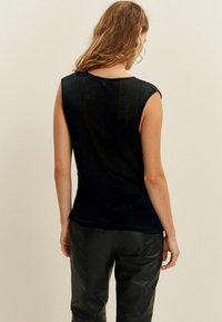 Next RUCHED SHOULDER SIDE DETAIL - REGULAR FIT - Top - black
