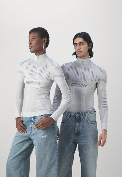 MISBHV SPORT EUROPA QUARTER ZIP LONGSLEEVE UNISEX - Μπλούζα με μακριά μανίκια - light grey