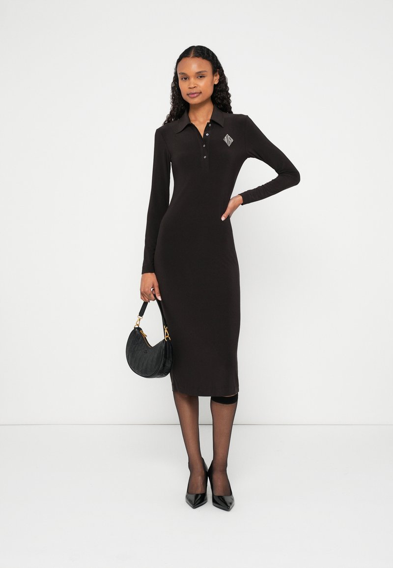 Lacoste Shirt dress - buffle/black - Zalando.ie