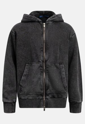 Redefined Rebel, TESCOTT FIT  - Športna jopa s kapuco na zadrgo - black