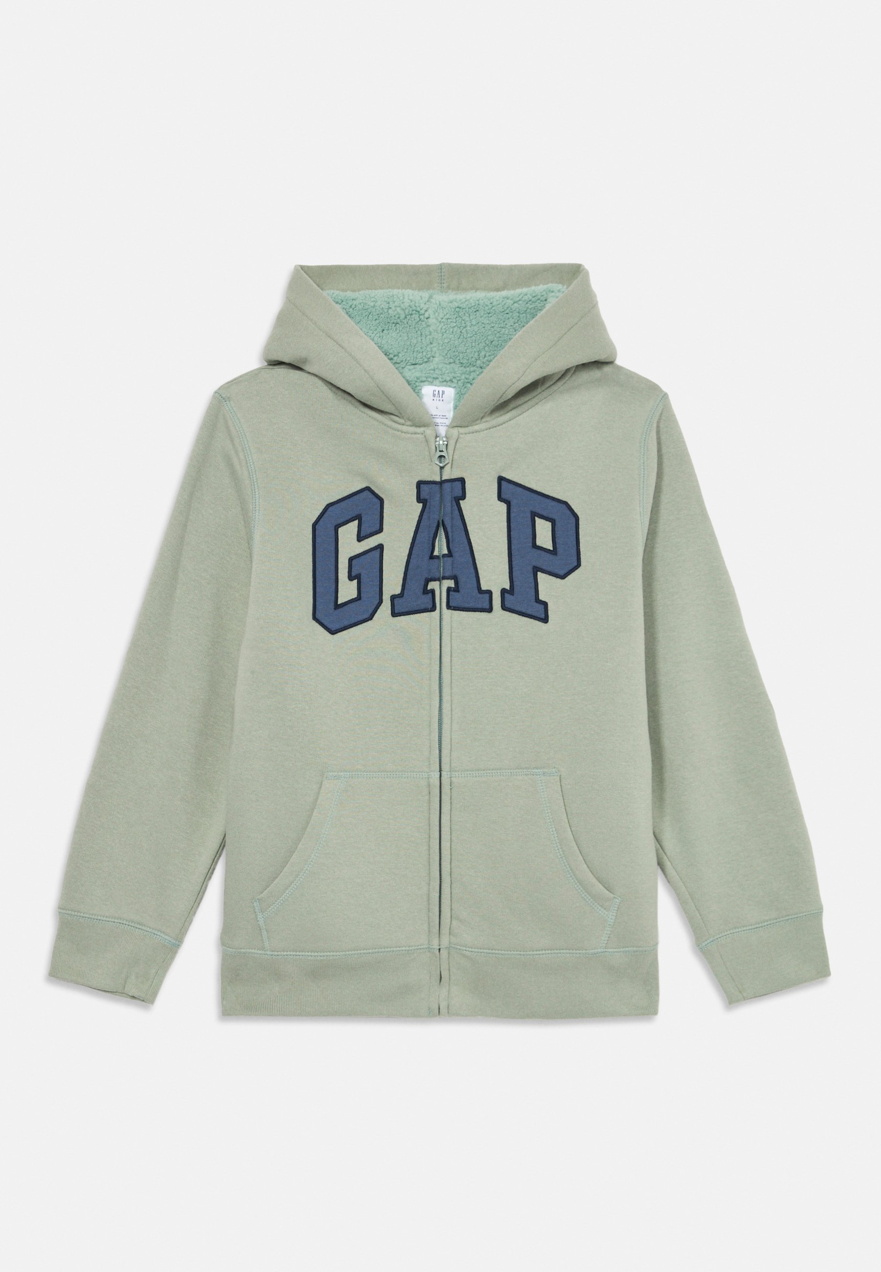 GAP KIDS GAP LOGO SHERPA-LINED ZIP HOODIE Felpa con zip
