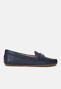 BARNSBURY PEBBLED LEATHER DRIVER - Mocassins - refined navy