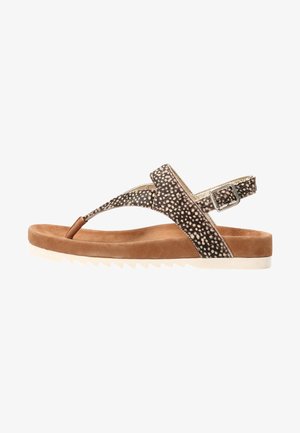 T-bar sandals - pixel black