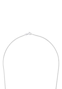 Collana in argento con un delicato design intrecciato. Presenta una chiusura a moschettone sicura e una finitura liscia, adatta per essere indossata a strati o da sola.