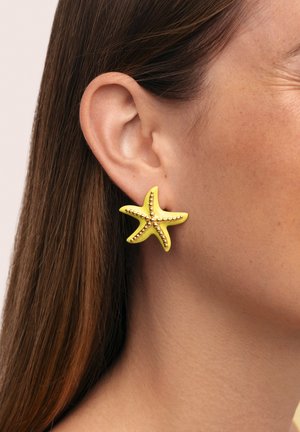 STARFISH ENAMEL - Pendientes - gold-coloured