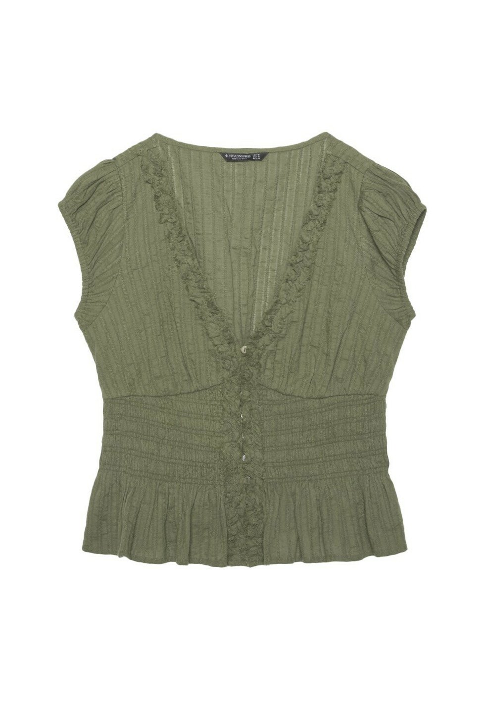 Khaki blouse