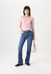 Tommy Hilfiger SLIM  - Long sleeved top - foggy pink