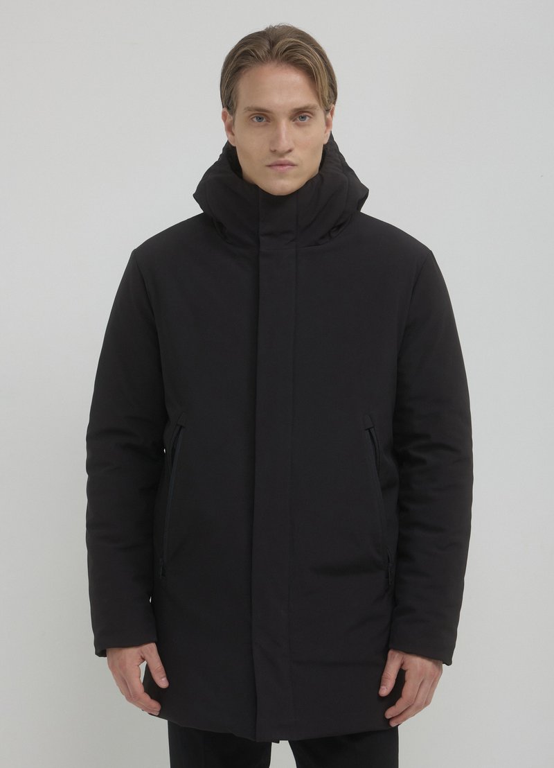 Calliope CON CAPPUCCIO  - Cappotto invernale - nero