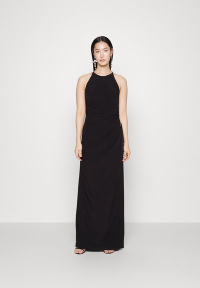 Halston ANNIKA GOWN IN STRETCH CREPE - Μάξι φόρεμα - black