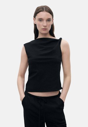 Mango RIGA - Blouse - černá