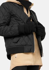 Urban Classics DIAMOND QUILT - Bomberjacke - black