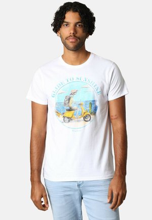 Deeluxe Original DWAIN - T-shirt print - weiß