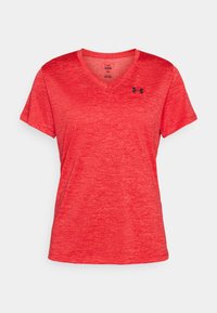 TECH TWIST - Tekninen t-paita - racer red/black