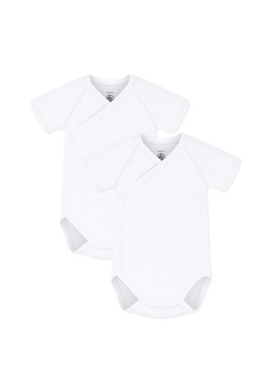 Petit Bateau NAISS 2 PACK UNISEX - Body - white