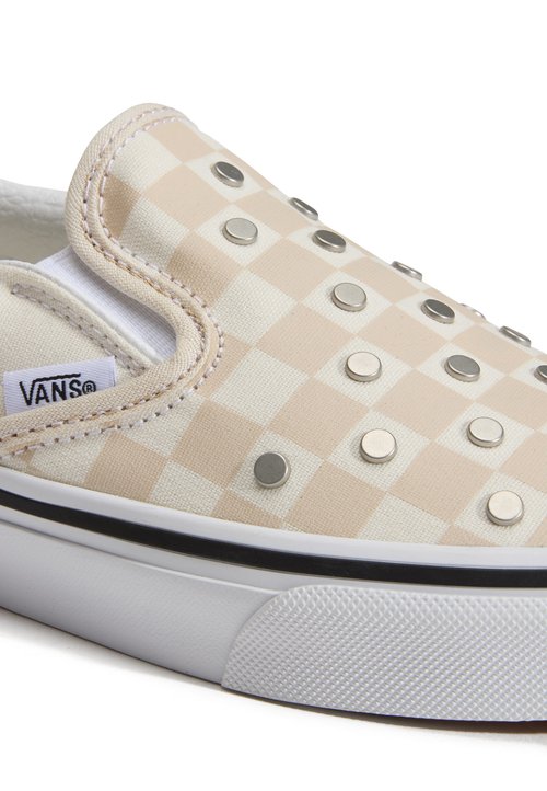 Vans CLASSIC SLIP-ON - Slip-ons - checkerboard studs turtledove — foto 5