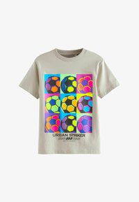 Unselected, stone neon football