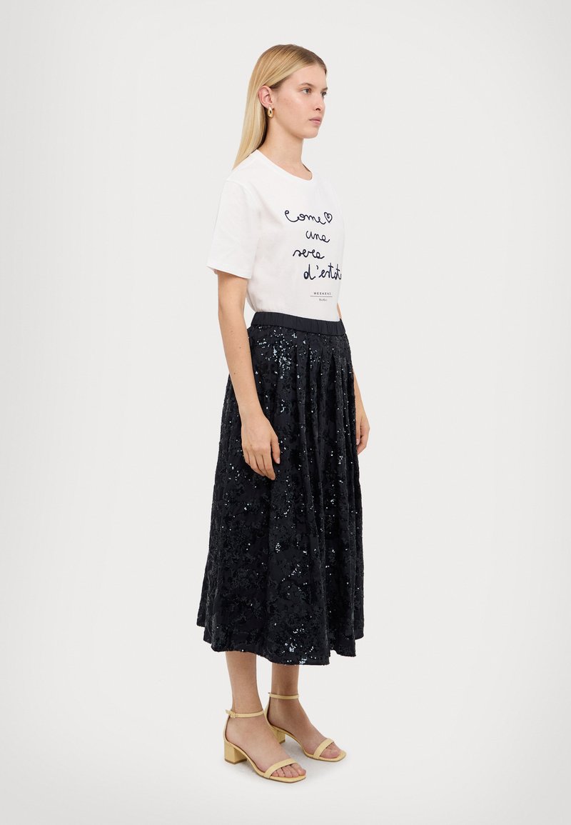 Weekend Max Mara NOME - A-Linien-Rock - blu