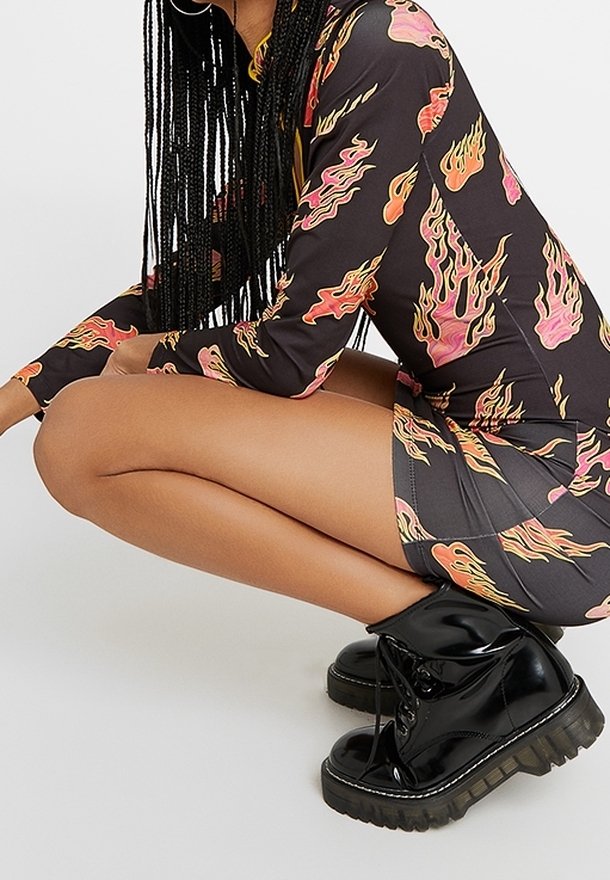 Jaded London Jersey dress - black - (Pre-owned) - Zalando.ie
