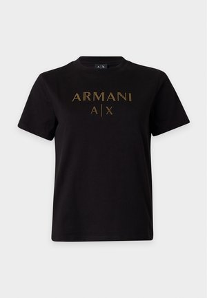 Armani Exchange, T-Shirt print - black