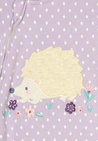 JoJo Maman Bébé HEDGEHOG APPLIQUE ZIP  - REGULAR FIT - Tutina - lilac