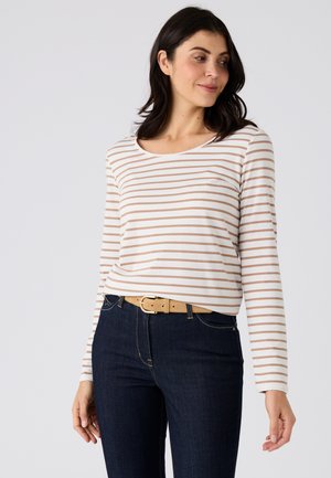 THERMOLACTYL UNI OU RAYÉ - T-shirt à manches longues - beige rayé