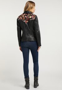 Mustang Leren jas - black