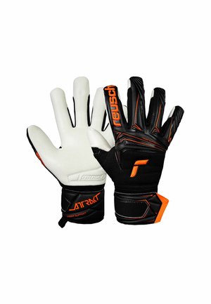 Reusch, TORWARTHANDSCHUHE ATTRAKT ADVANCE UNISEX - Goalkeeping gloves - black shocking orange