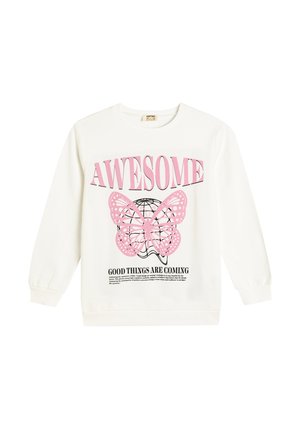 PRINTED - Sweatshirt - white