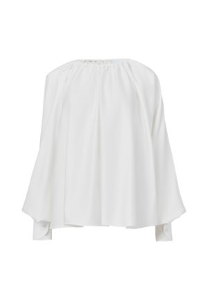Leem, GATHERING AND WIDE SLEEVES BLOUSE - Blouse - white