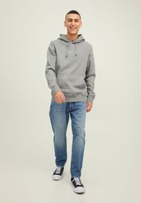 Jack & Jones PREMIUM - JPRBLUARCHIE HOOD - Luvtröja - light grey melange Miniatyrbild 1