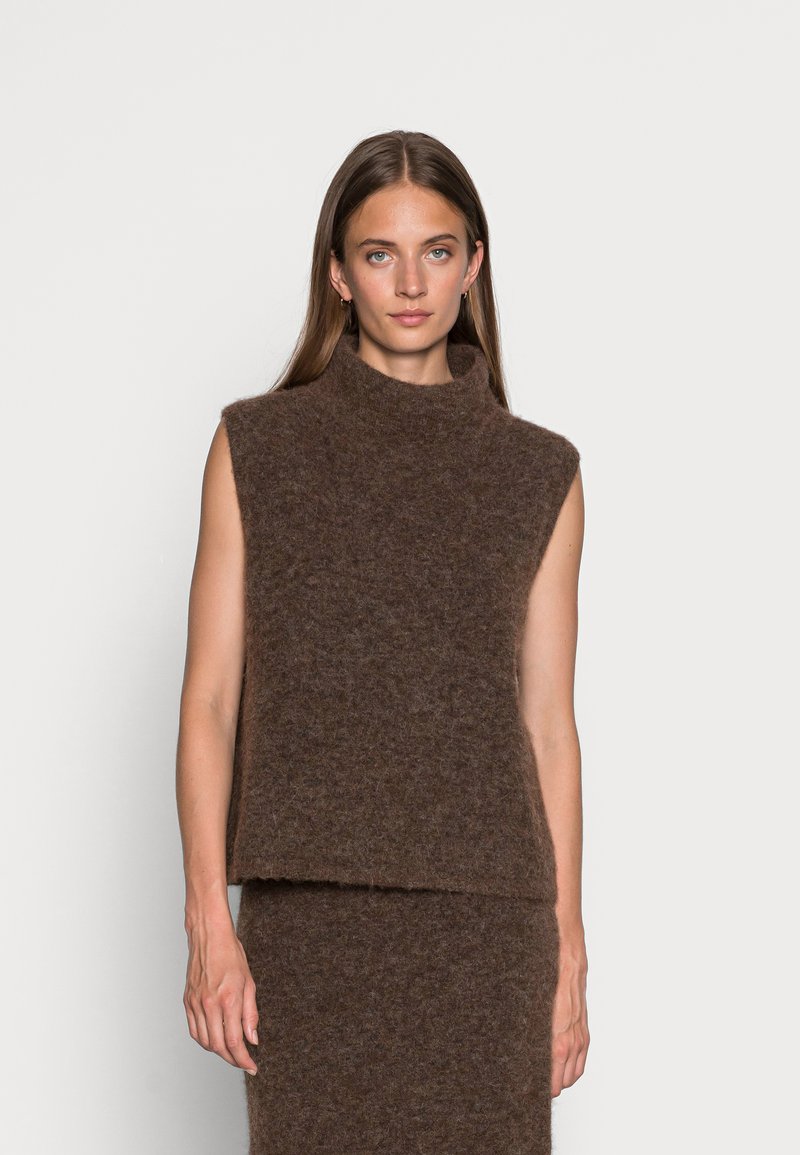 Damen Strickjacken | Stylein ELLI Strickpullover brown/dunkelbraun - NQ70106 Damen Strickjacken | Stylein ELLI Strickpullover brown/dunkelbraun - NQ70106