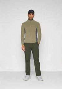 Columbia KLAMATH RANGE™ HALF ZIP - Flisinis džemperis - stone green/shark