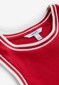 Next REGULAR FIT - RACER TANK SLEEVELESS - Top - red white