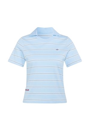 adidas Originals, ADIDAS ORIGINALS RESORT S POLO W2 - Poloshirt - clear sky   off white   khaki six
