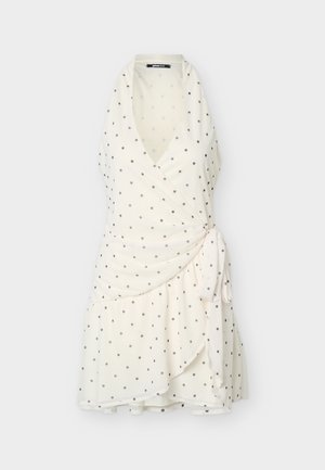 Gina Tricot, WRAP DRESS - Robe de jour - off-white/black