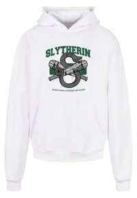 F4NT4STIC HARRY POTTER SLYTHERIN Felpa con cappuccio white