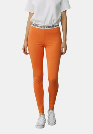 MOSCHINO, LEGGINS - Leggings - arancione
