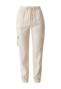 QS - Trainingsbroek - beige Miniatuurafbeelding 1