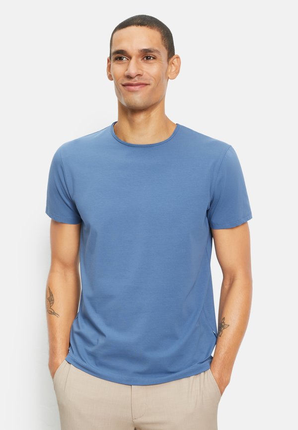 T-Shirt basic - rauchblau