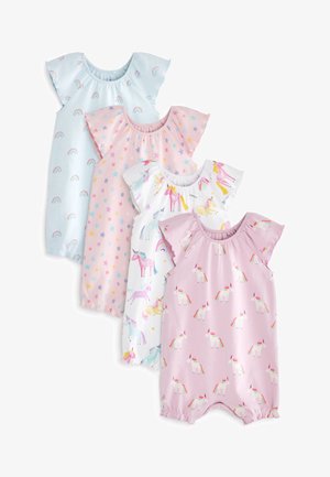 4 PACK - Jumpsuit - pastel unicorn