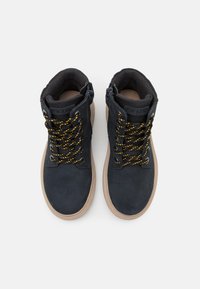 Geox DARTAH - Botines con cordones - navy/black