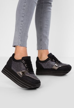 Baskets basses - silver-coloured