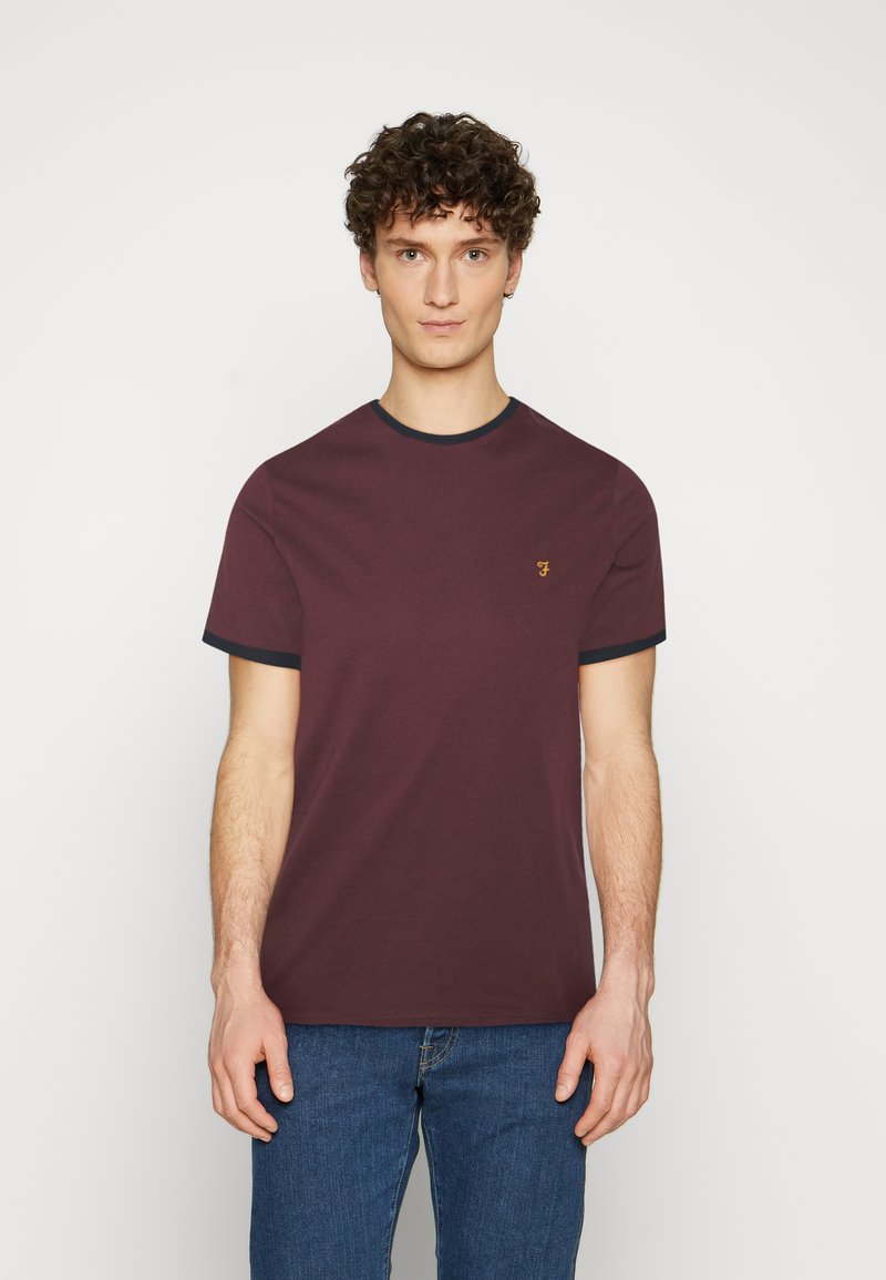 Herren T-Shirts basic | Farah GROVES 2 PACK T-Shirt basic red/navy/rot - SA58714 Herren T-Shirts basic | Farah GROVES 2 PACK T-Shirt basic red/navy/rot - SA58714
