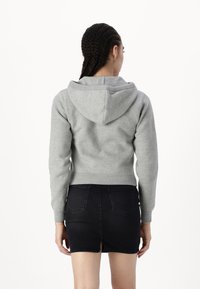 Gina Tricot HOODIE - Kardiganas - grey
