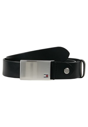 PLAQUE BELT - Lietišķa stila josta - black