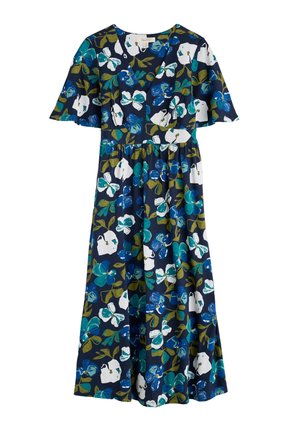 CHATEAUX HALF SLEEVE - Džersejové šaty - navy lamorna bloom maritime